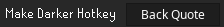 Nyloer darken hotkey setting